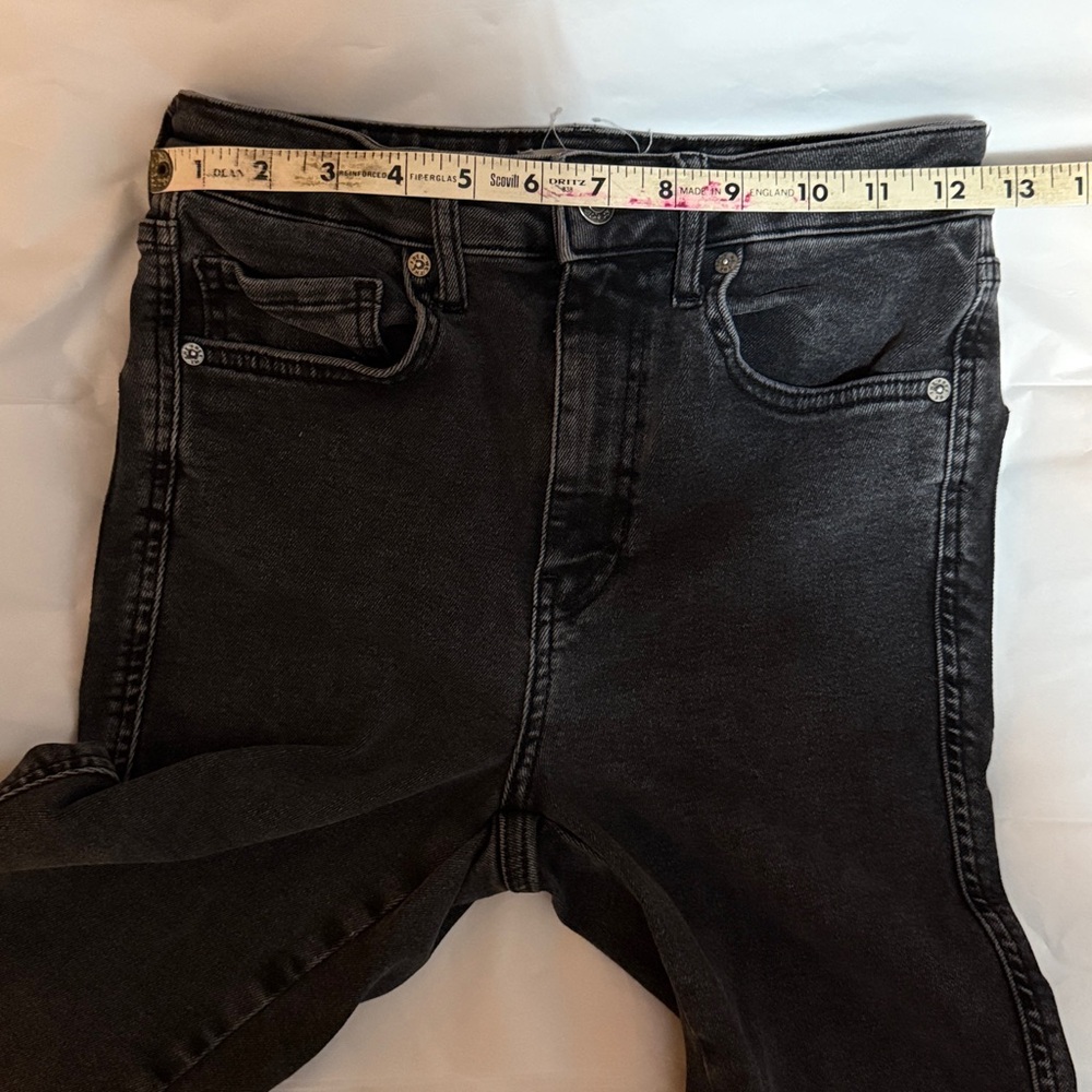 Free People Black Skinny Jeans Stretchy Denim - Picture 5 of 5